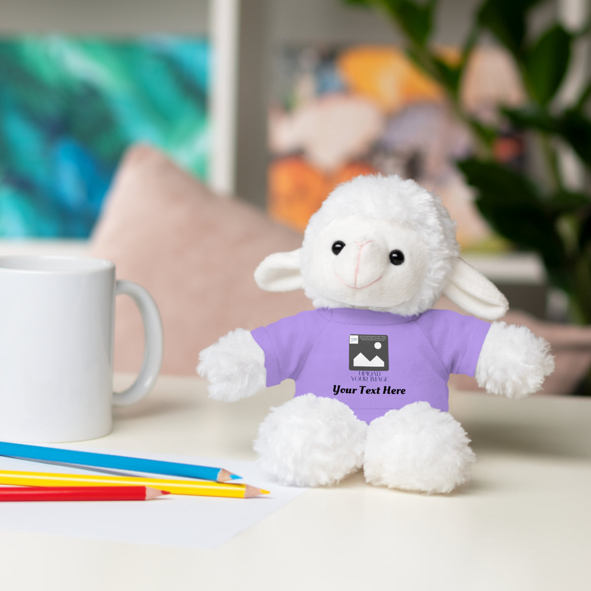 Personalized Stuffed Animal with Custom T-Shirt | Name, Photo or Message Plush Gift