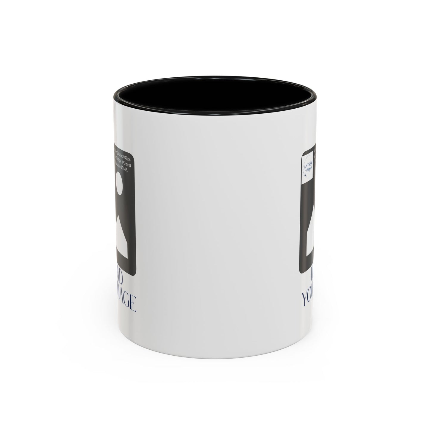 Custom Accent Coffee Mug – Personalized Photo Upload 11/15oz