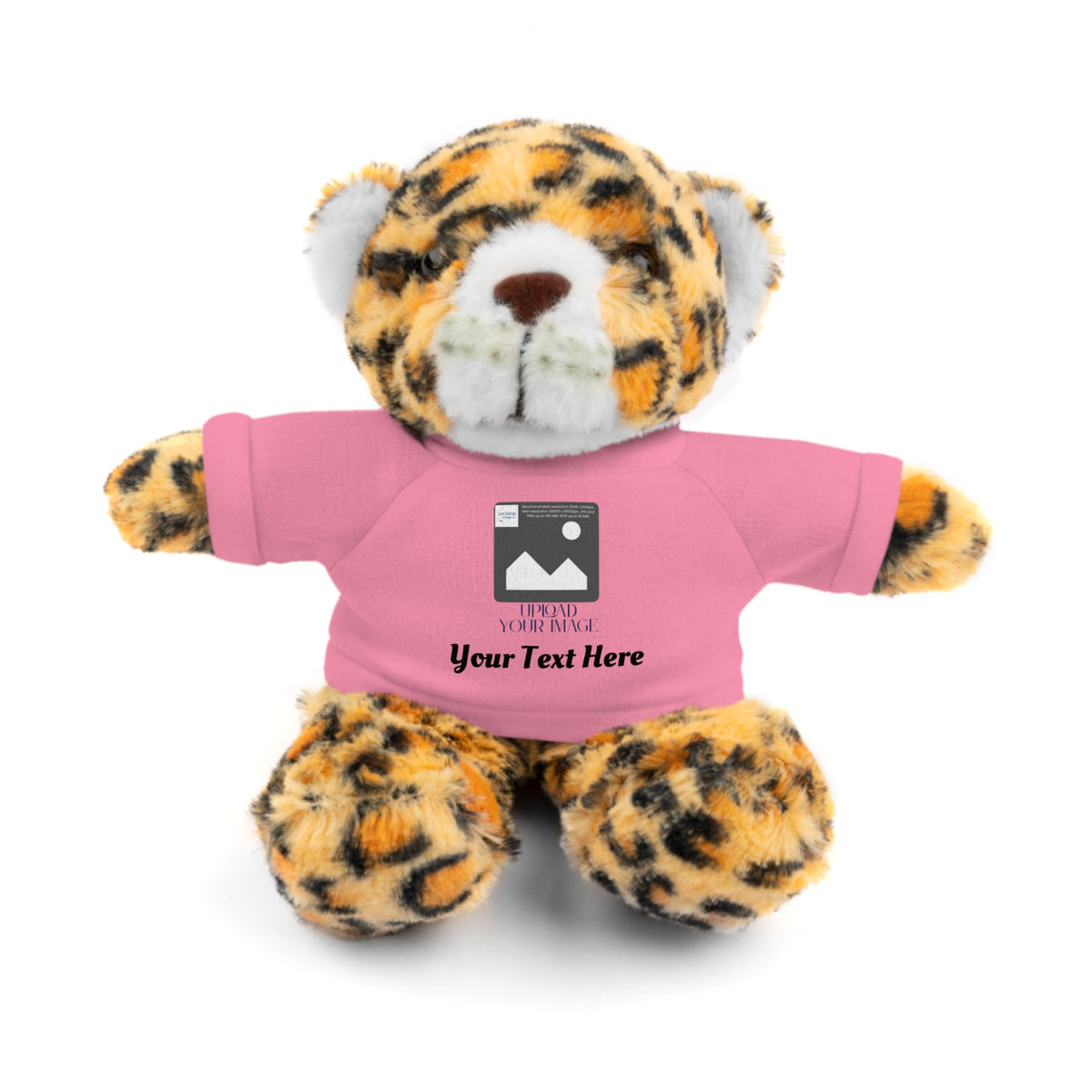 Personalized Stuffed Animal with Custom T-Shirt | Name, Photo or Message Plush Gift