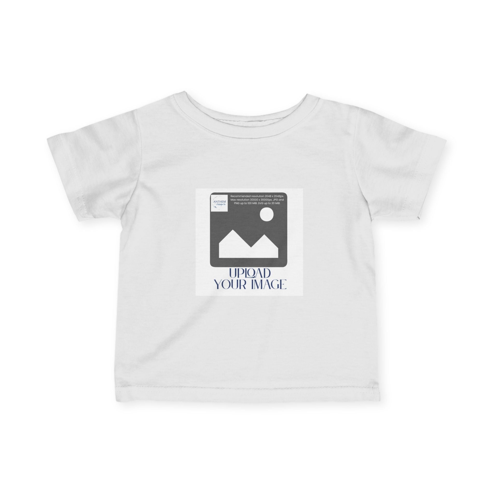 Infant Tee – Upload and Customize Baby T‑Shirt (Personalized Newborn Gift)