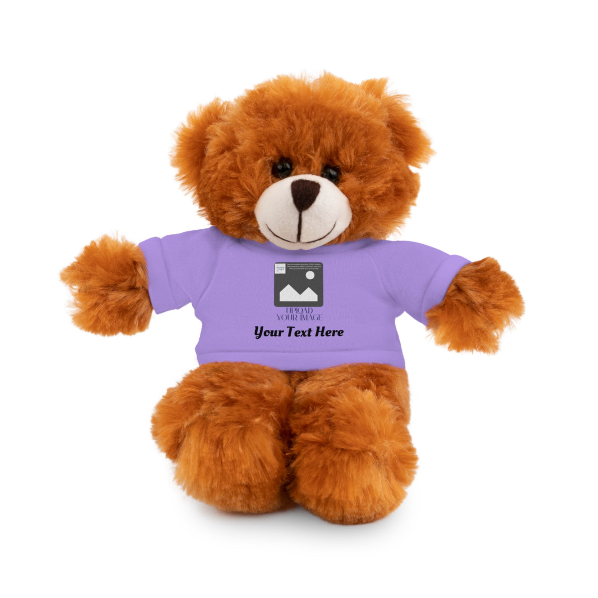 Personalized Stuffed Animal with Custom T-Shirt | Name, Photo or Message Plush Gift