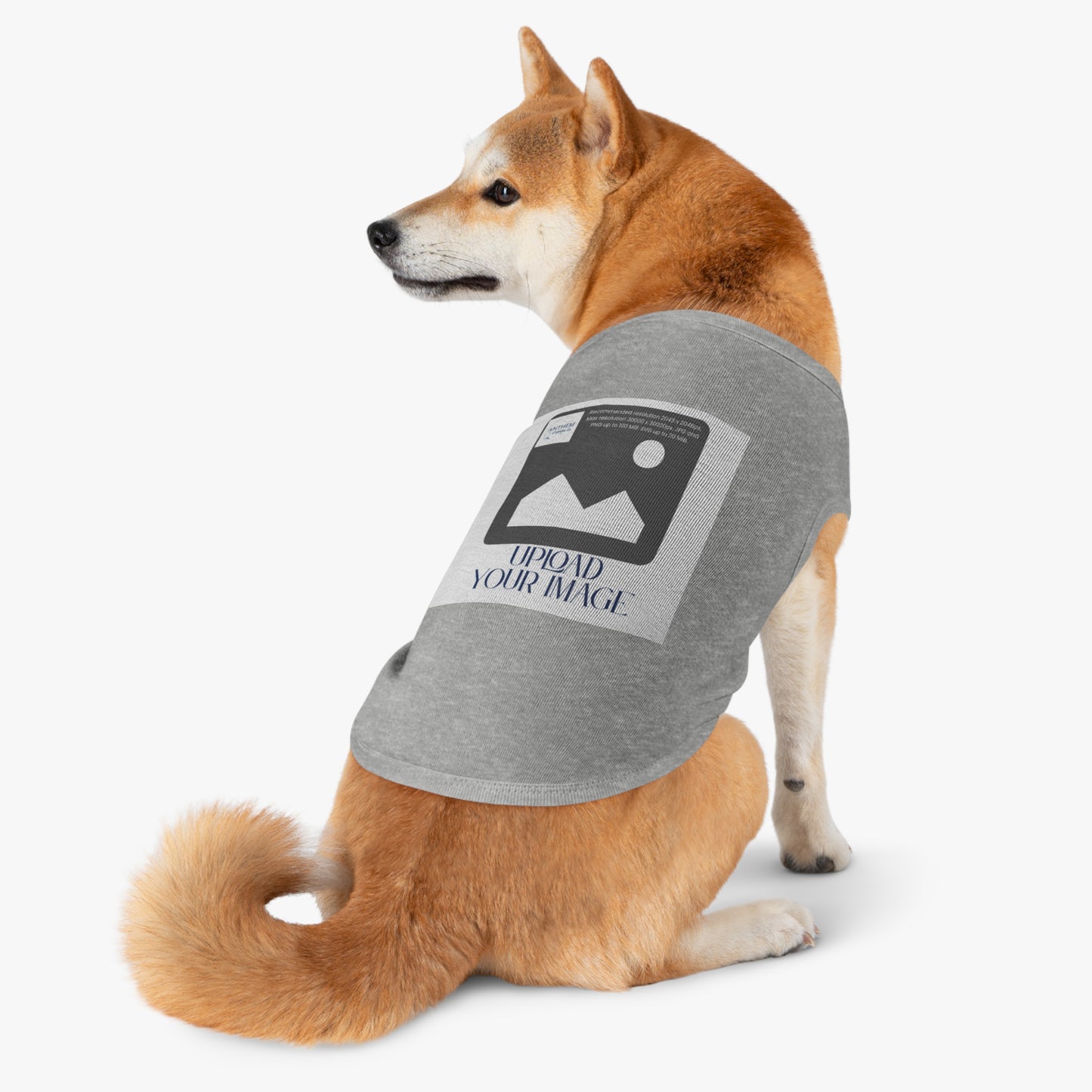 Customizable Pet Tank Top – Upload Your Image Personalized Dog/Cat Shirt