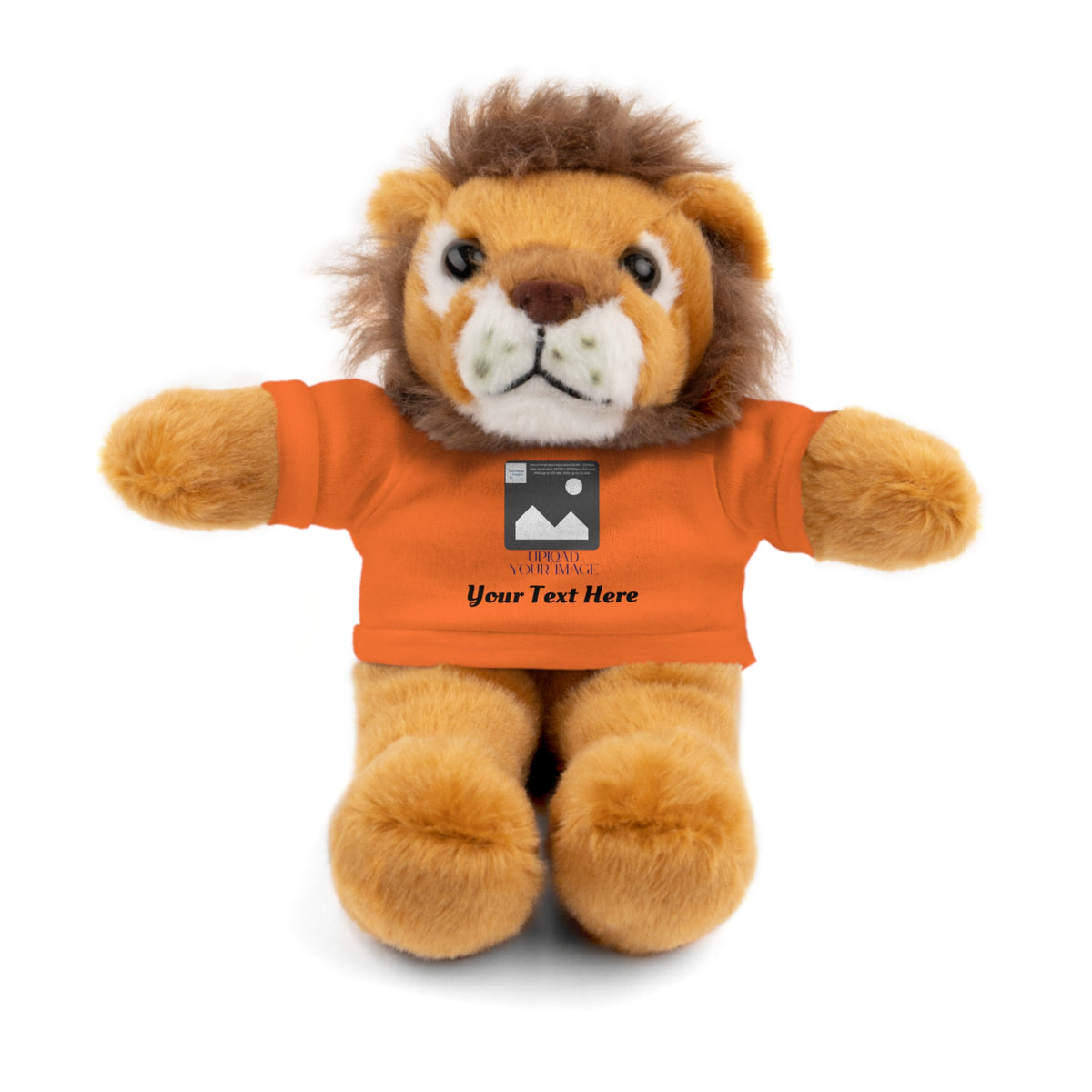 Personalized Stuffed Animal with Custom T-Shirt | Name, Photo or Message Plush Gift