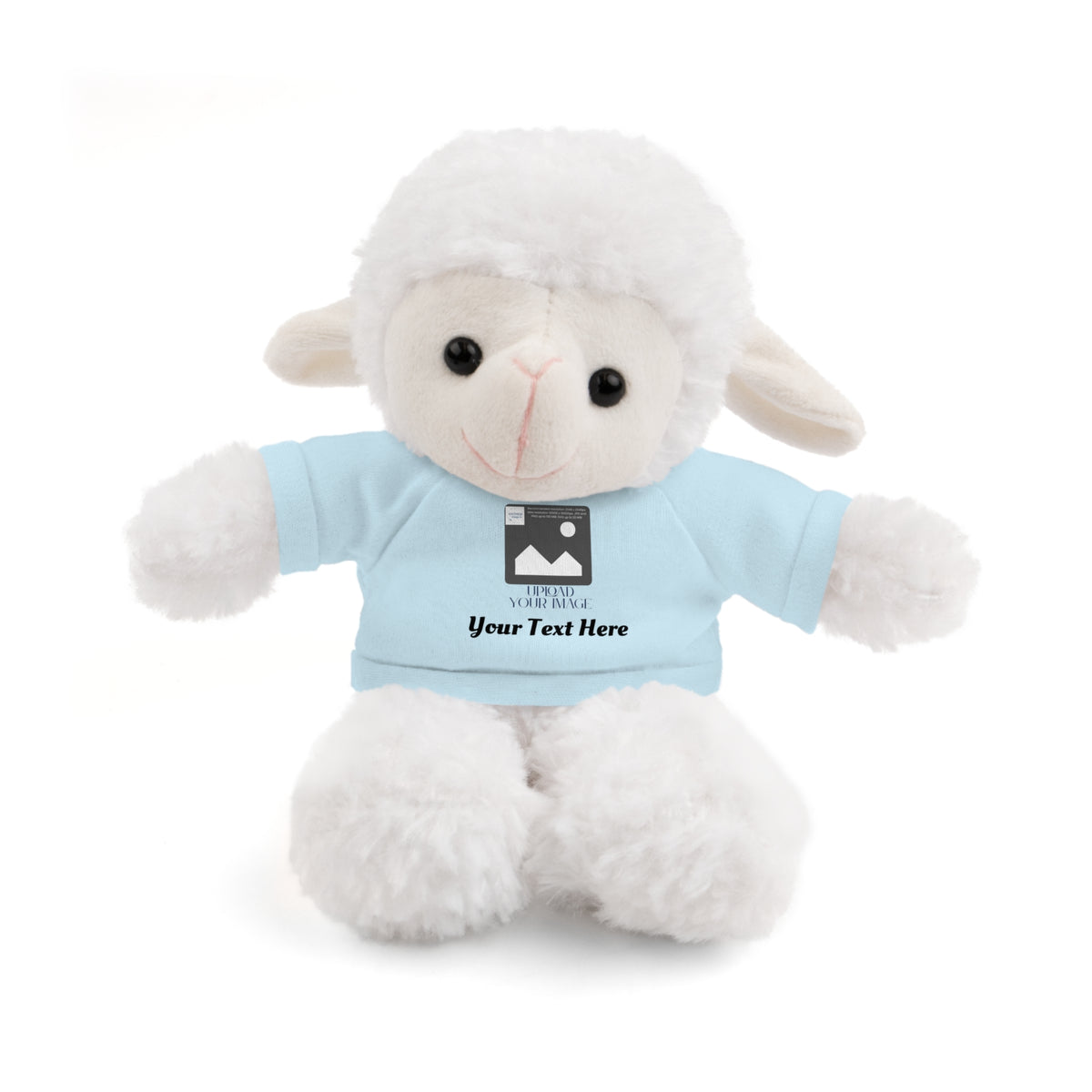 Personalized Stuffed Animal with Custom T-Shirt | Name, Photo or Message Plush Gift