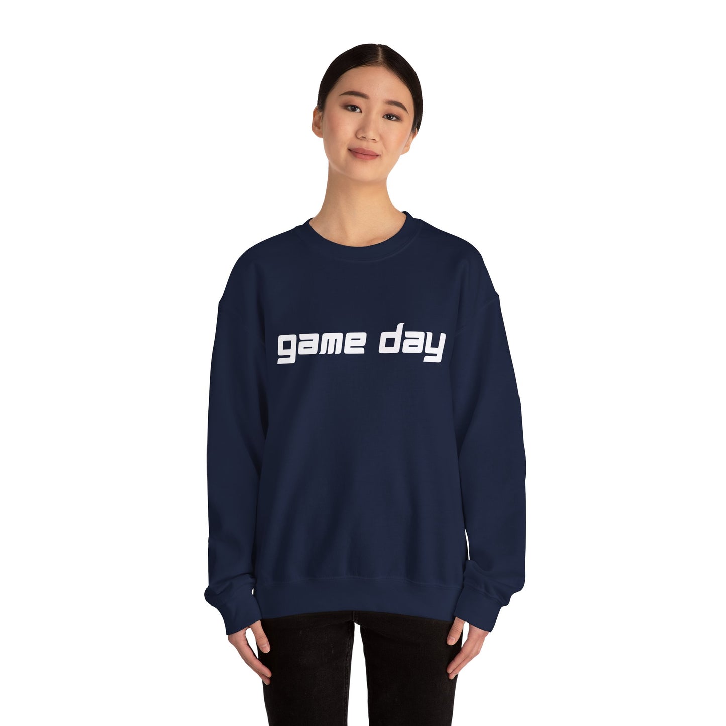 Game Day Crewneck Sweatshirt — Personalized Back Number & Name