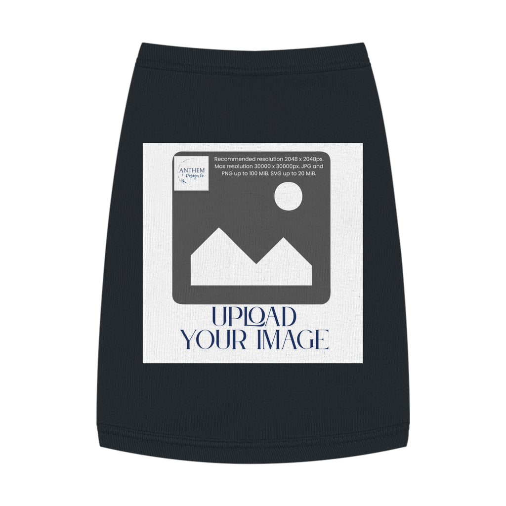 Customizable Pet Tank Top – Upload Your Image Personalized Dog/Cat Shirt