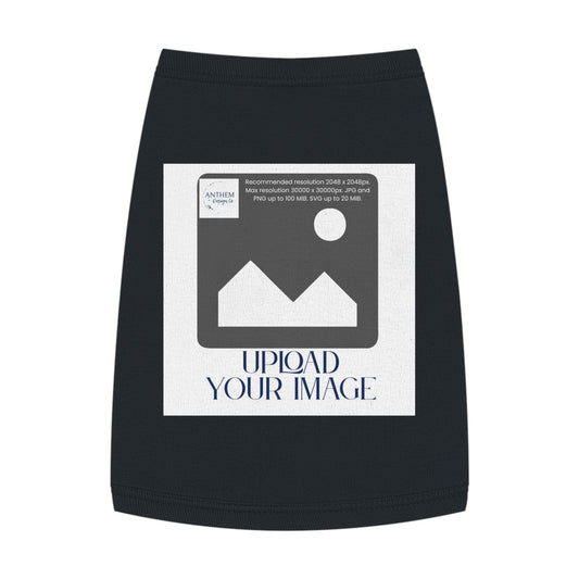 Customizable Pet Tank Top – Upload Your Image Personalized Dog/Cat Shirt