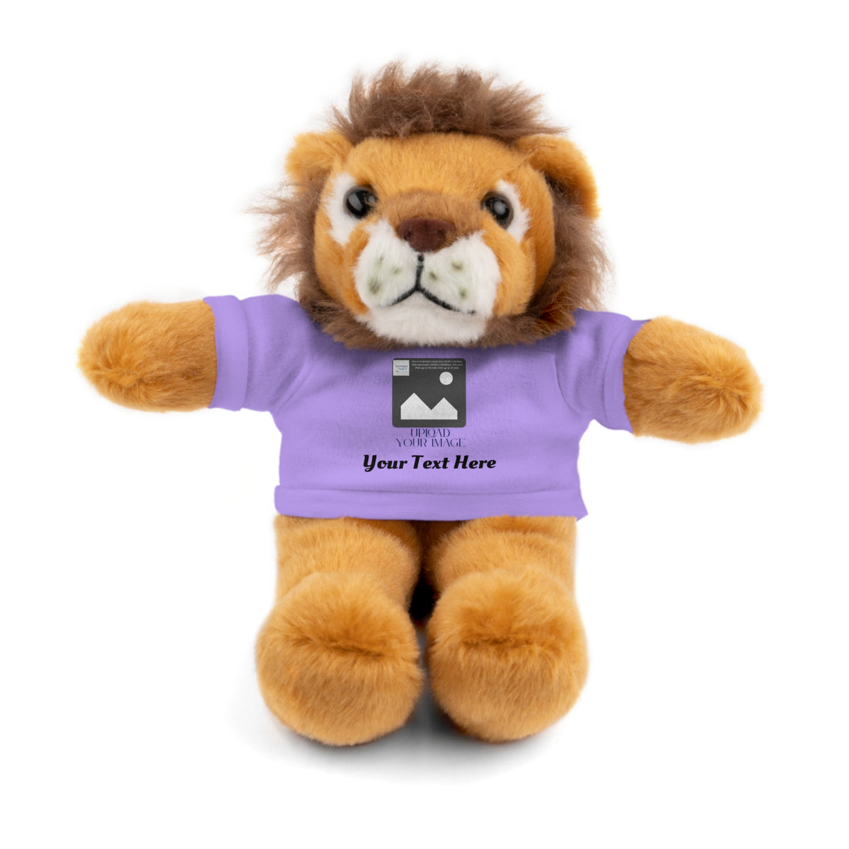 Personalized Stuffed Animal with Custom T-Shirt | Name, Photo or Message Plush Gift