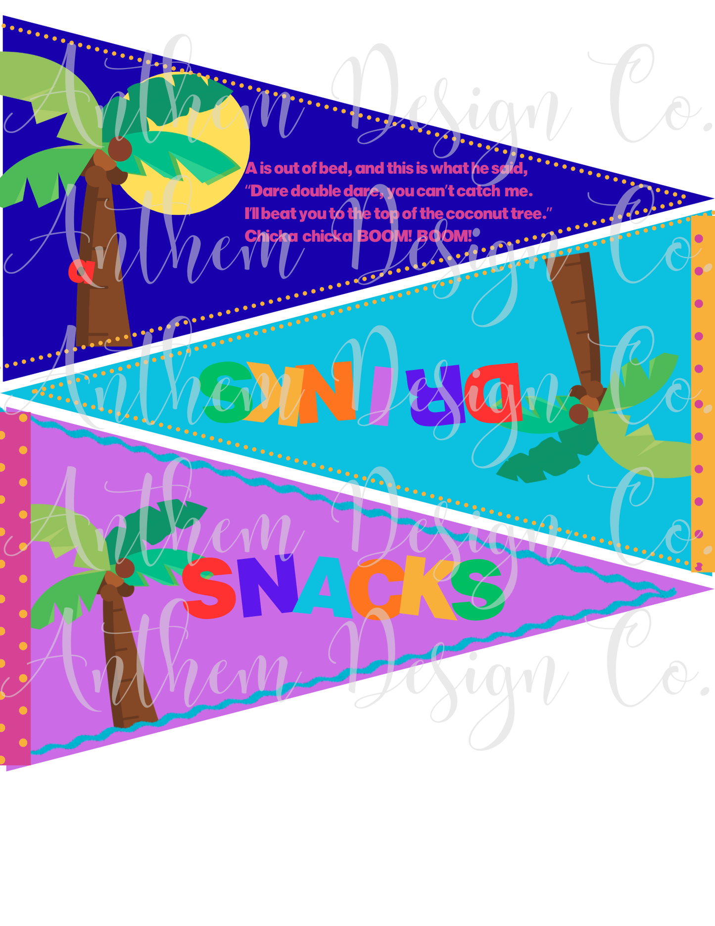 Chicka Chicka Boom Boom Printable Party Set!