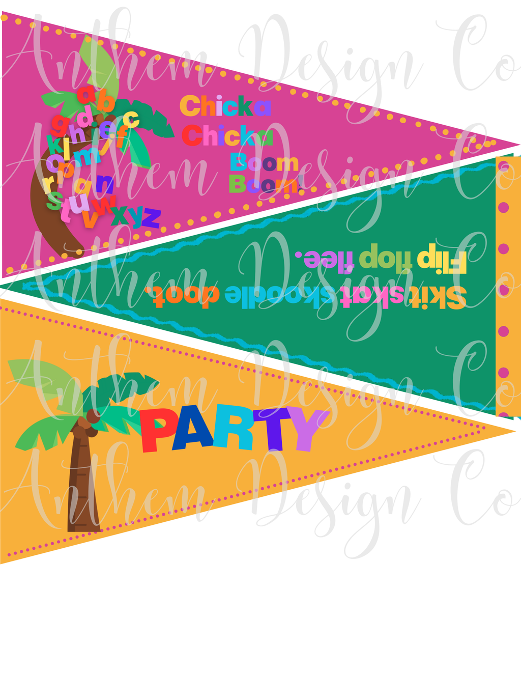 Chicka Chicka Boom Boom Printable Party Set!
