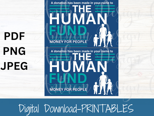 The Human Fund Printable