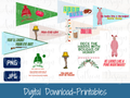 "A Christmas Story" Pennant and Sign Printable Bundle | Christmas Decor