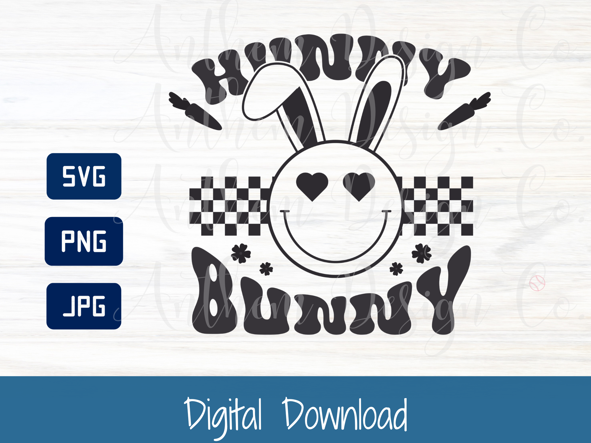 Hunny Bunny SVG | Cut File and Design