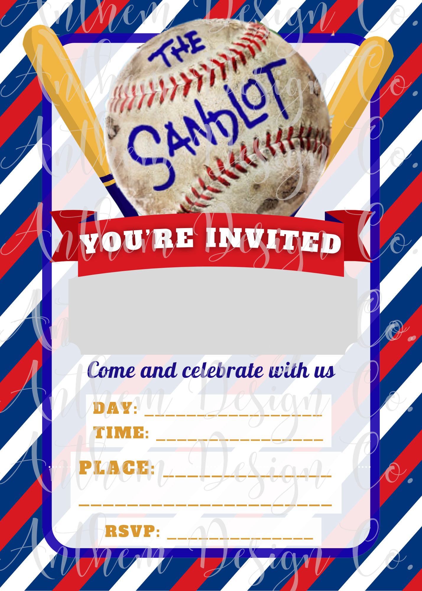 "The Sandlot" Printable Party Bundle | Digital Decor & Favors