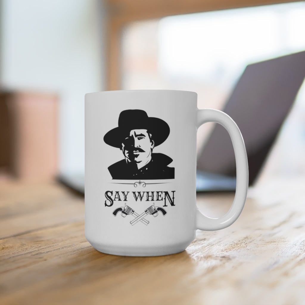 Doc Holliday mug, Tombstone gift, Groomsmen gift, Gift for him, Custom Doc Holliday ceramic mug