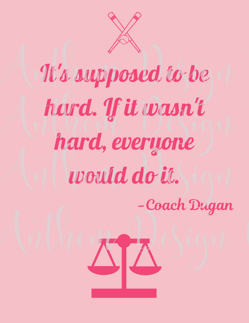 A League of Their Own printable pennants and quotes | PDF and PNG Images
