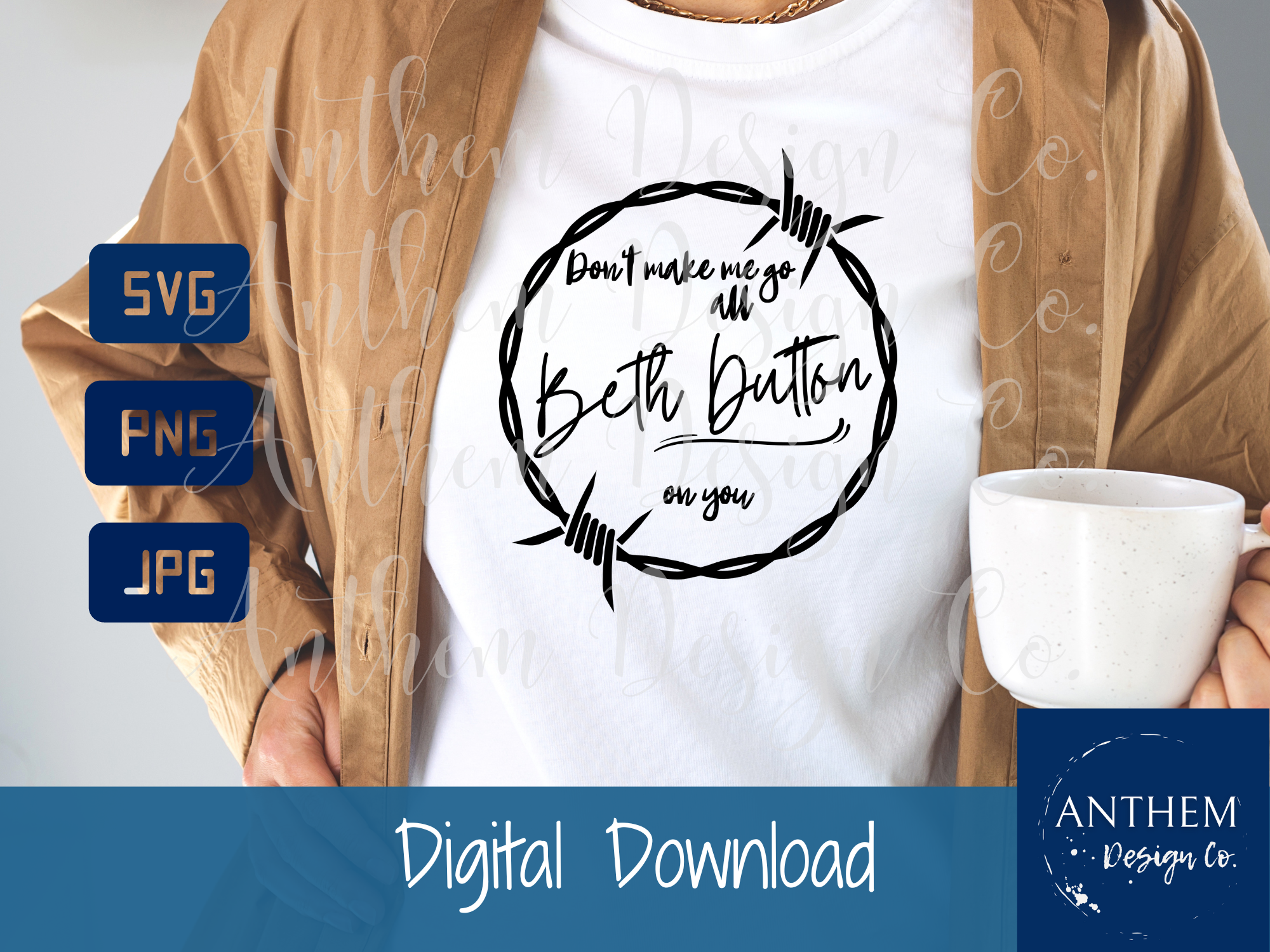 Beth Dutton SVG | Cut File and Design