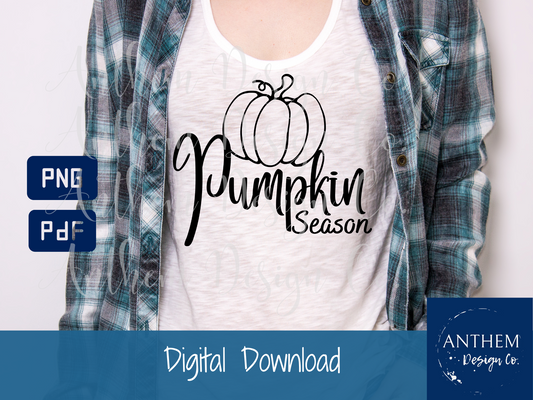 Pumpkin Season digital download svg png jpeg