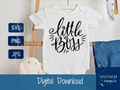 Little boss infant SVG | Cut File and Design