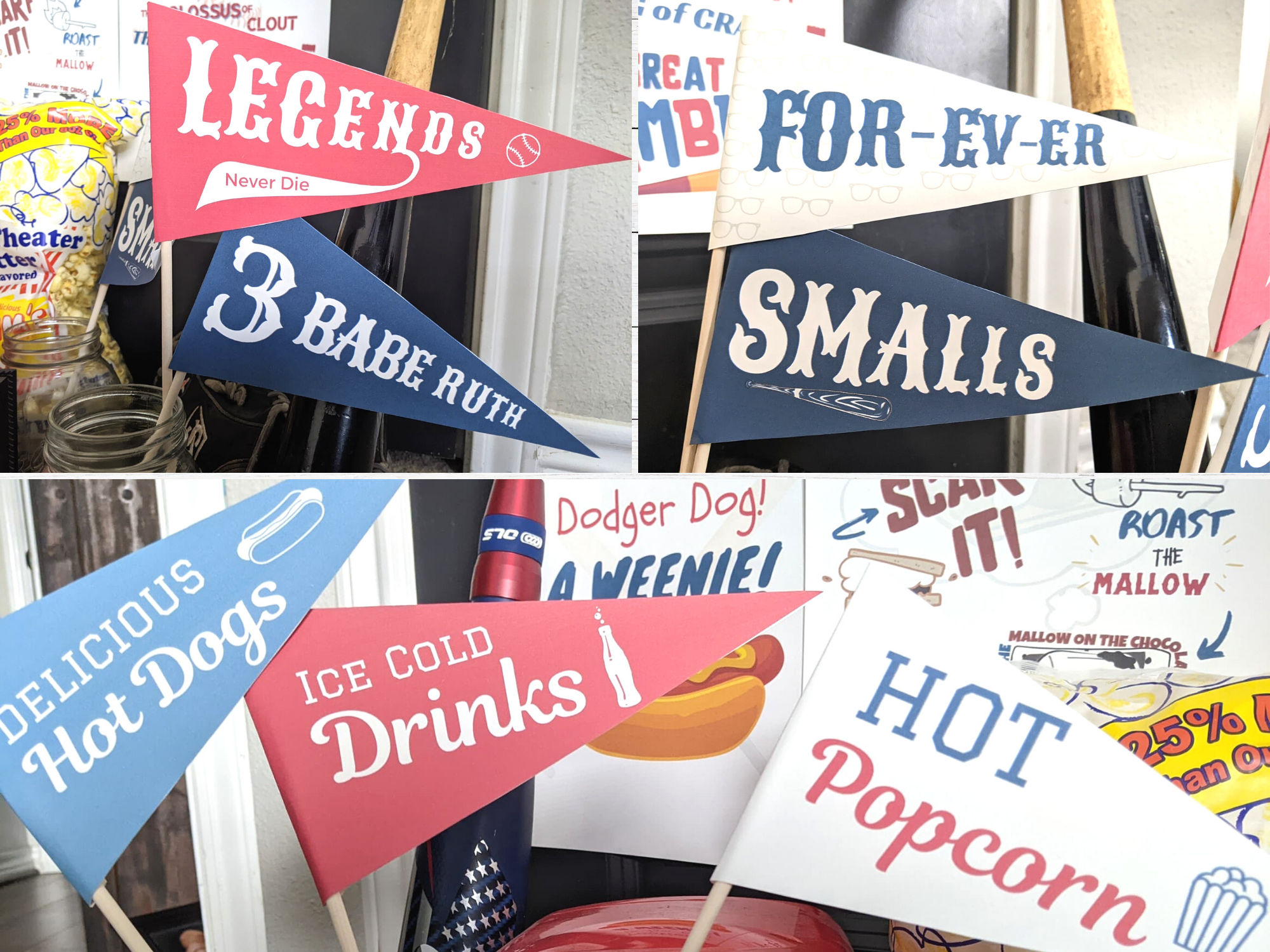 "The Sandlot" Printable Party Bundle | Digital Decor & Favors