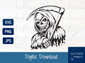 Grim Reaper SVG | Cut File and Design