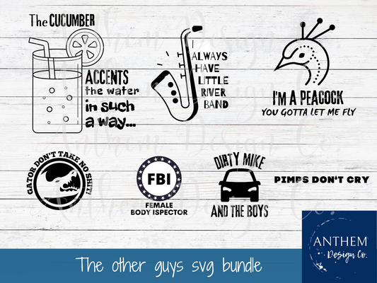 The Other Guys svg bundle