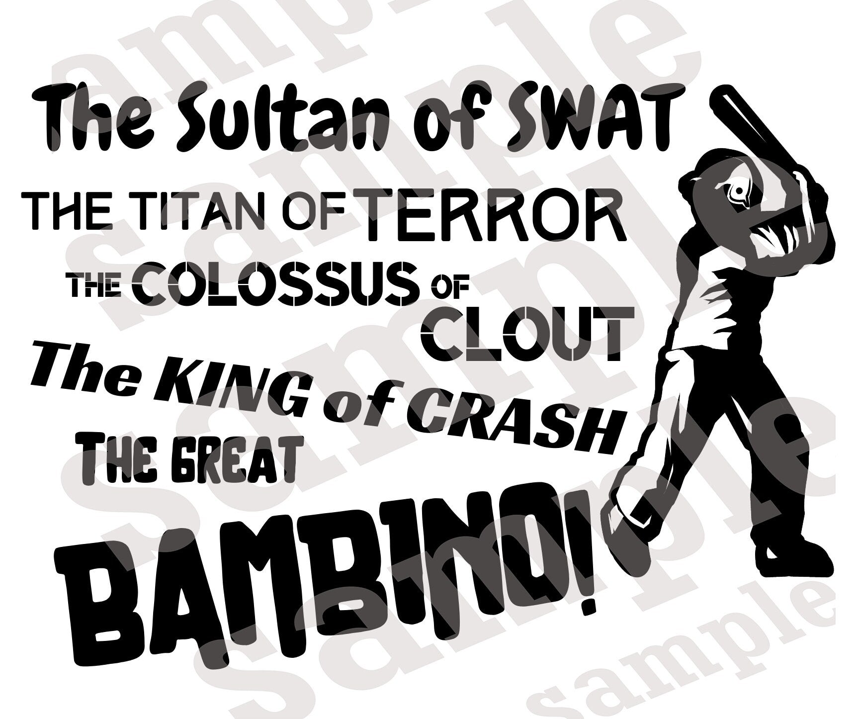 The Sandlot SVG Bundle | Sandlot Baseball Quotes Digital Files