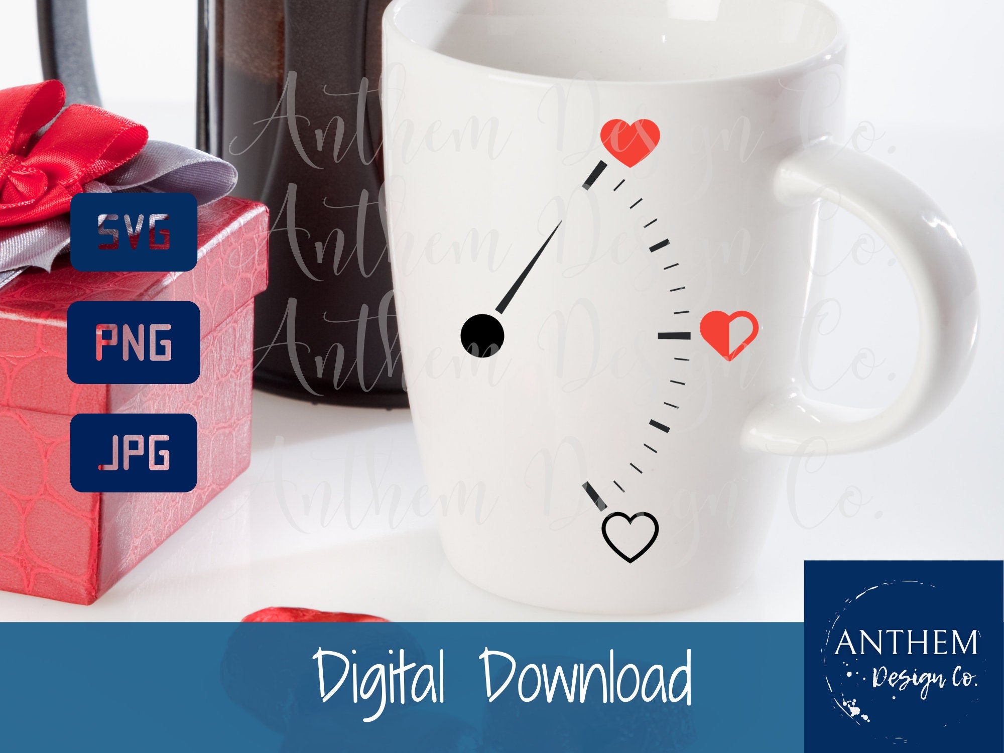 Full heart SVG | Cut File and Design