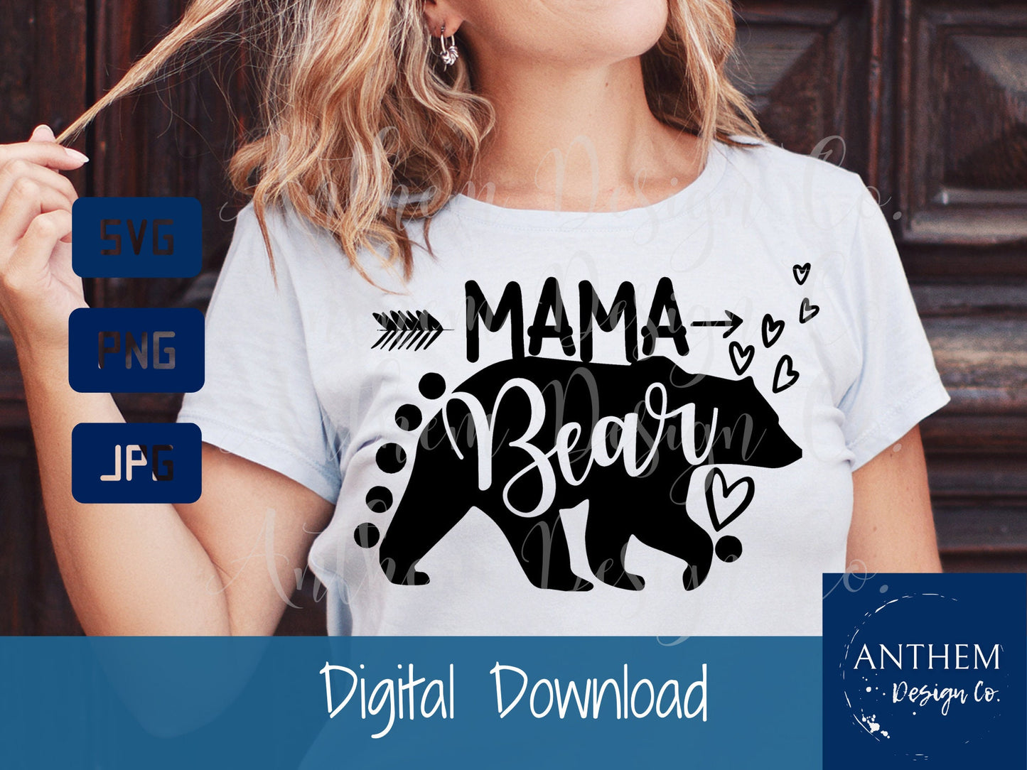 Mama Bear SVG, Mommy SVG, Mom To Be svg, Mom Shirt Design, Bear Mama svg, Mom svg Sayings, Mothers Day svg, Cricut & Silhouette cut files