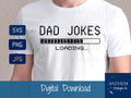 Dad Joks Loading svg | Cut File and Design