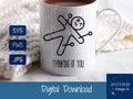 Thinking of you Voodoo Doll Funny SVG | Cut File and Design