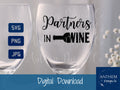 Partners in wine SVG | Cut File and Design