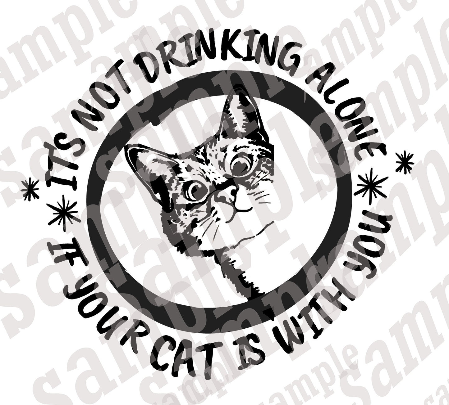 Cat svg, social distance svg, drinking with your cat, cat lady svg, funny pet svg, pet svg, cat funny svg, love cats svg