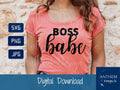 Boss Babe SVG | Cut File and Design