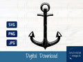 Anchor Image SVG | Cut File and Design