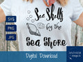 Sea shells by the sea shore SVG | Cut File and Design
