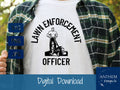 Lawn Enforcement Officer SVG | Cut File and Design