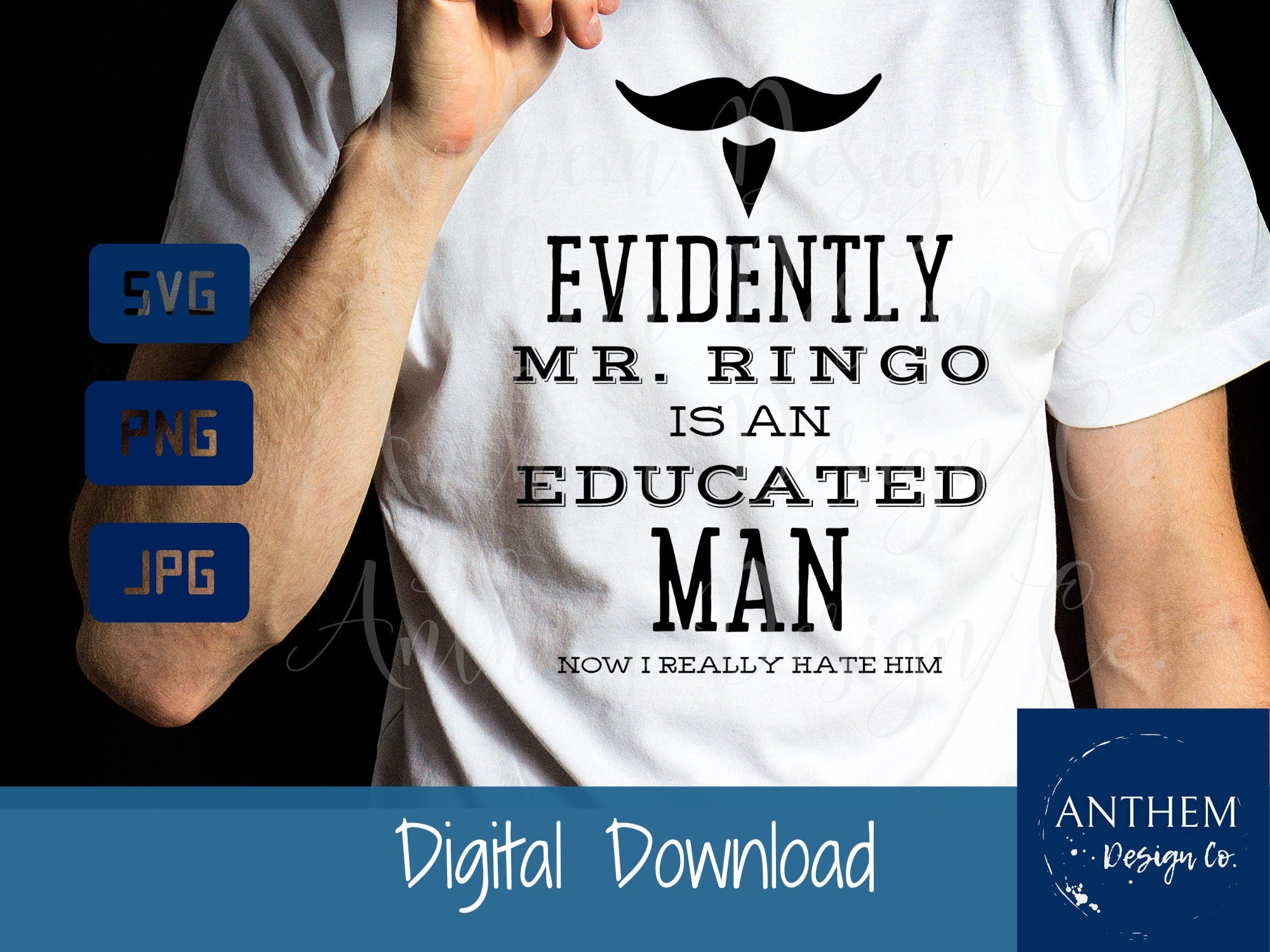 Doc Holliday "Johnny Ringo is an Educated Man" SVG | Cut File and Design
