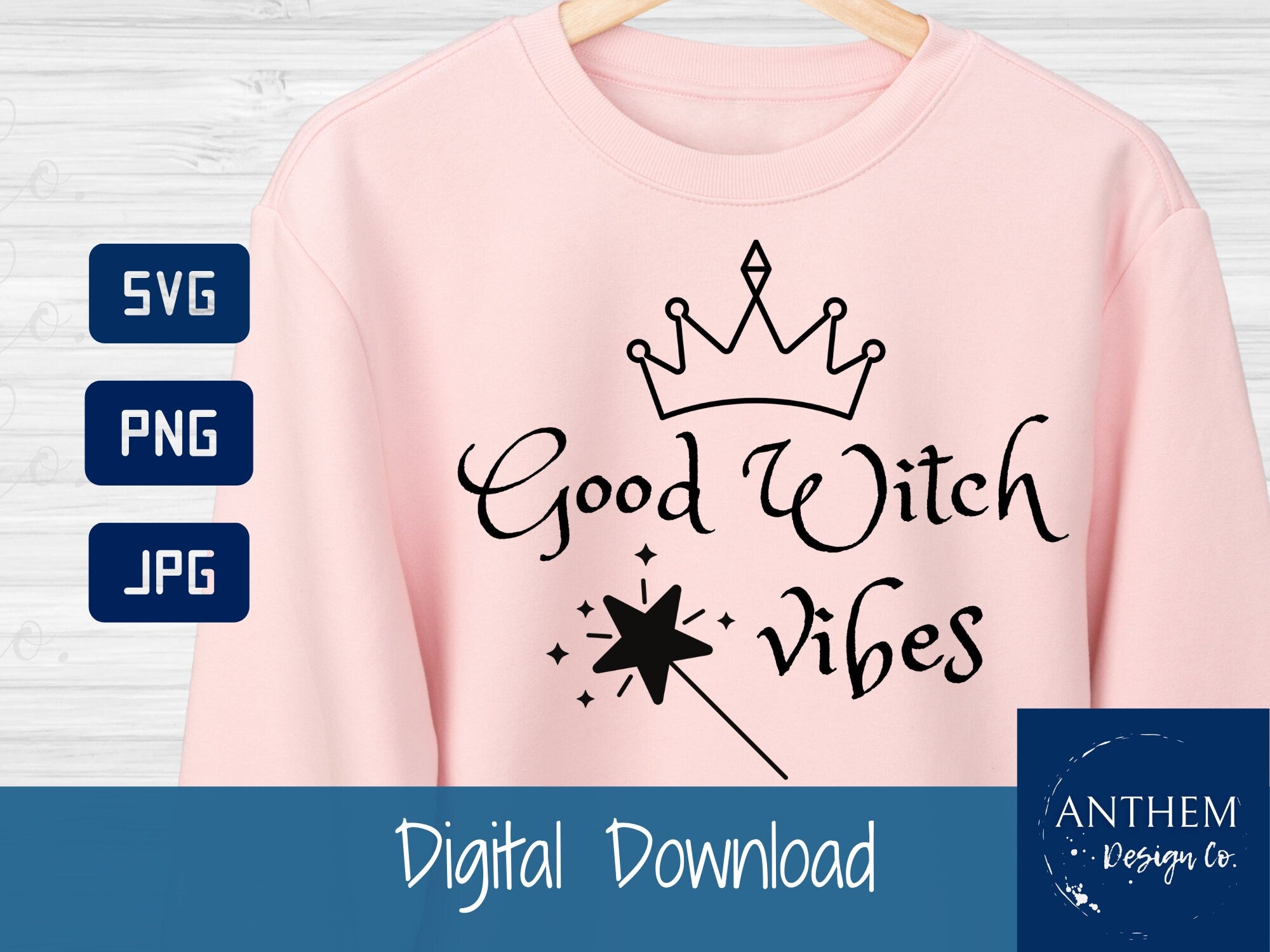 Good Witch SVG | Cut File and Design