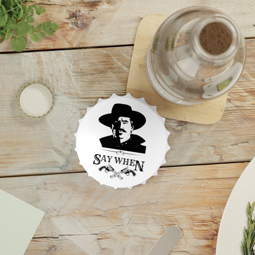 Doc Holliday Bottle Opener, Doc Holliday gift, gifts for him, beer gifts, Doc Holiday