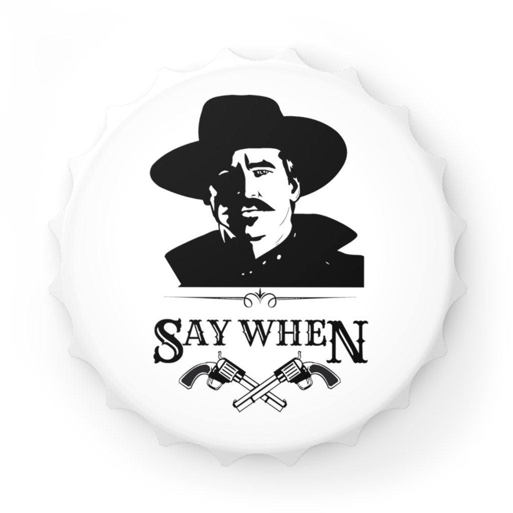 Doc Holliday Bottle Opener, Doc Holliday gift, gifts for him, beer gifts, Doc Holiday