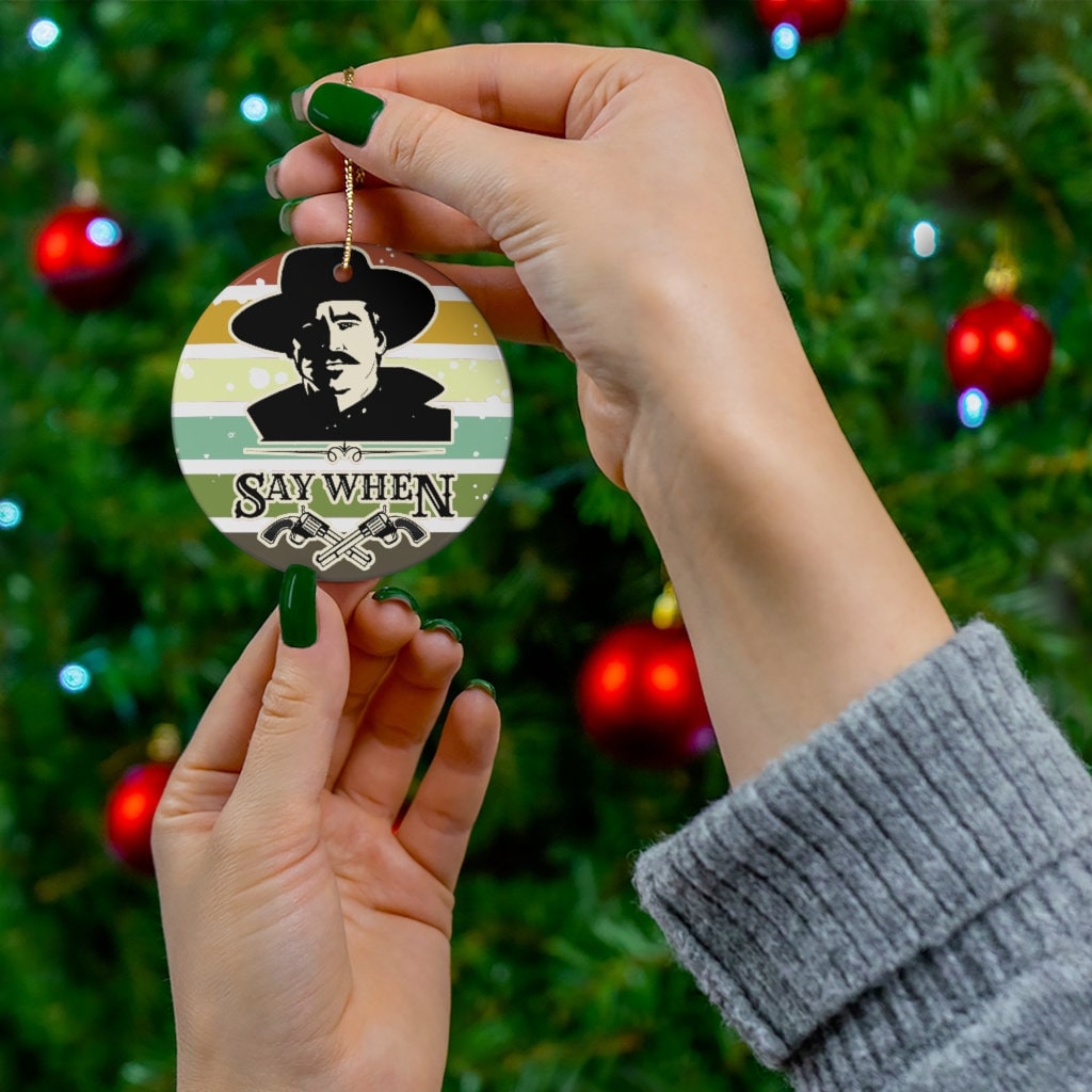 Doc Holliday Ornament, Doc Holiday, Doc Holliday, Doc Holliday gift, gifts for him, man cave gifts, Doc Holliday Christmas