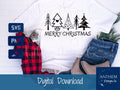 Merry Christmas Classic SVG | Cut File and Design
