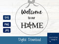 Nautical Door Hanger Template SVG | Cut File and Design